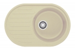 Мойка ROG 611, фрагранит бежевый, вентиль 3 1/2" в комплекте