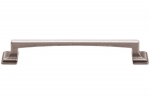Ручка-скоба 128мм, отделка серебро античное