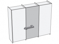 Plano Комплект фурнитуры для центральной двери (левой)