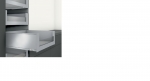 LEGRABOX высокий внутренний ящик высота C панель с высокой/низкой вставкой на 70 кг c TIP-ON белый шелк