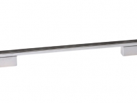 Ручка-скоба 224-192мм, отделка хром глянец + чёрный глянец
