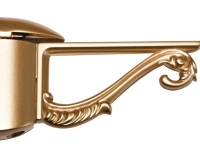 Менсолодержатель пеликан классический, отделка золото матовое, комплект 2 штуки