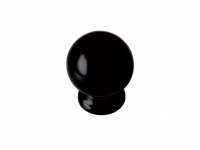 Ручка-кнопка, отделка чёрный глянец